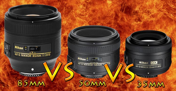 85mm или 50mm, 35mm или 50mm