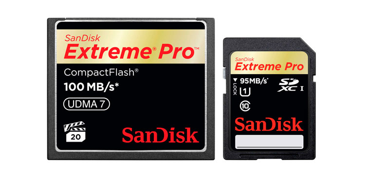 Карты памяти от Sandisk карты памяти sd и cf