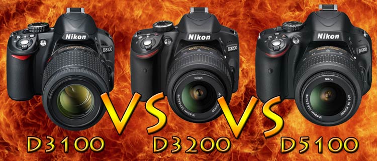 d3100 или d3200, d5100 или d3200