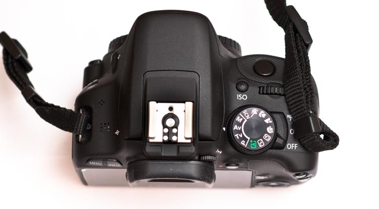 Canon 100D вид сверху canon 100d сверху