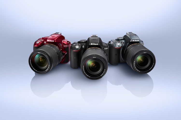Зеркальный фотоаппарат Nikon D5300 с объективом
